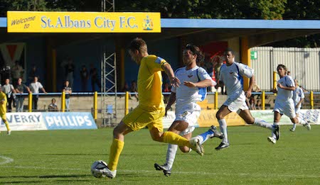 2007 09 15 Morgan scores against Lewes