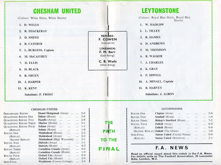 ACf prog 1968 Chesham v Leytonstone276