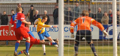 Aldershot away Hastings blocked copy