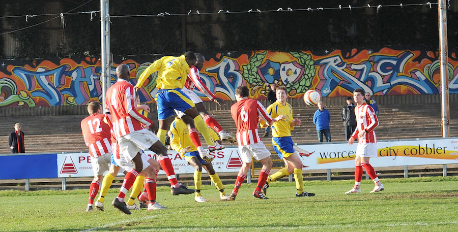 Cedric Ngakam scores away to Evesham Utd