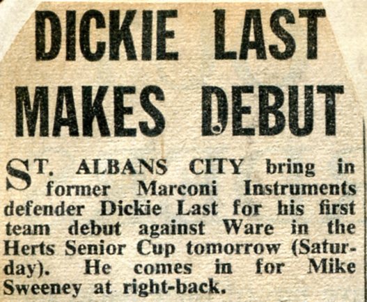 Dickie Last makes debut003