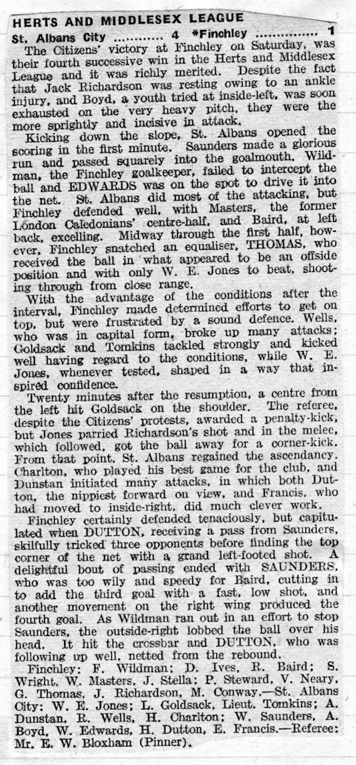 Finchley 1 4 SAC 15 Feb 1941