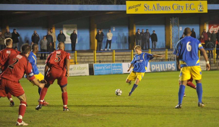 Fisher the scorer of saints first goal copy