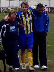 Hocking injured v Staines