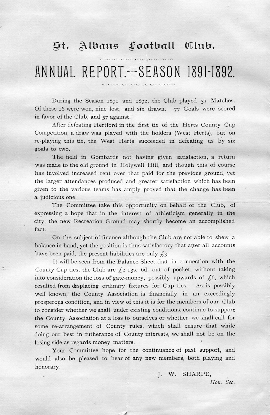 JD 078 Annual Report 1891 92