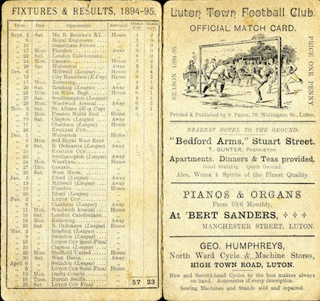 Luton Tn v PNE 5 11 1894 1