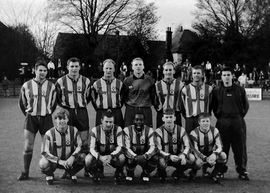 SAC v Aldershot Town 6 04 1993 Billy Minter Trophy Ian Morsman 1