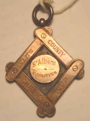 St. Albans Reserves 1 0 Croxley Herts Junior Cup final 189