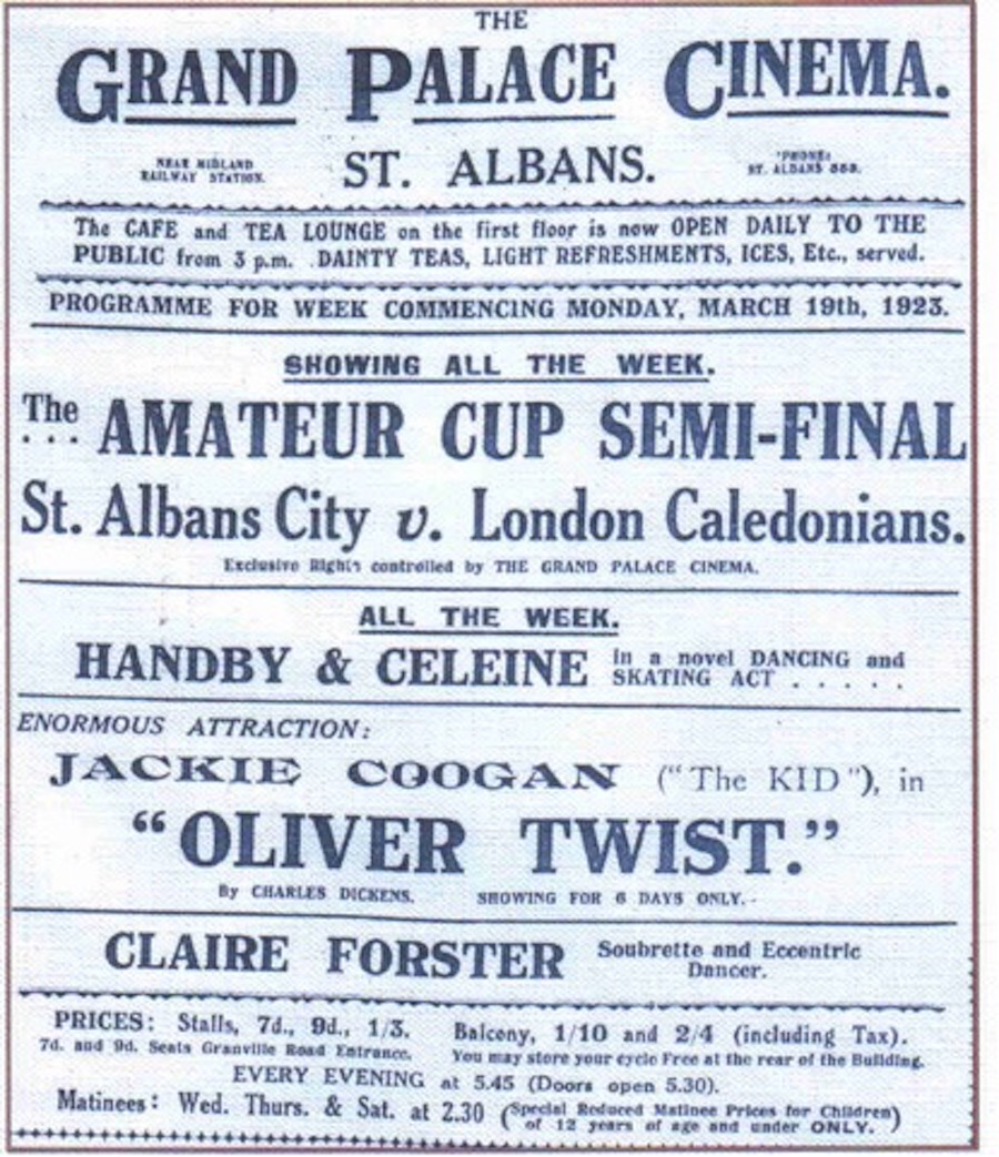 cinema advert sacfc v london caledonians