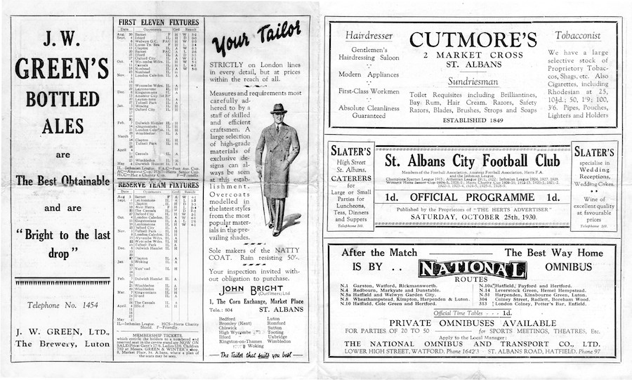 SAC v Nunhead 25 10 1930 (1)
