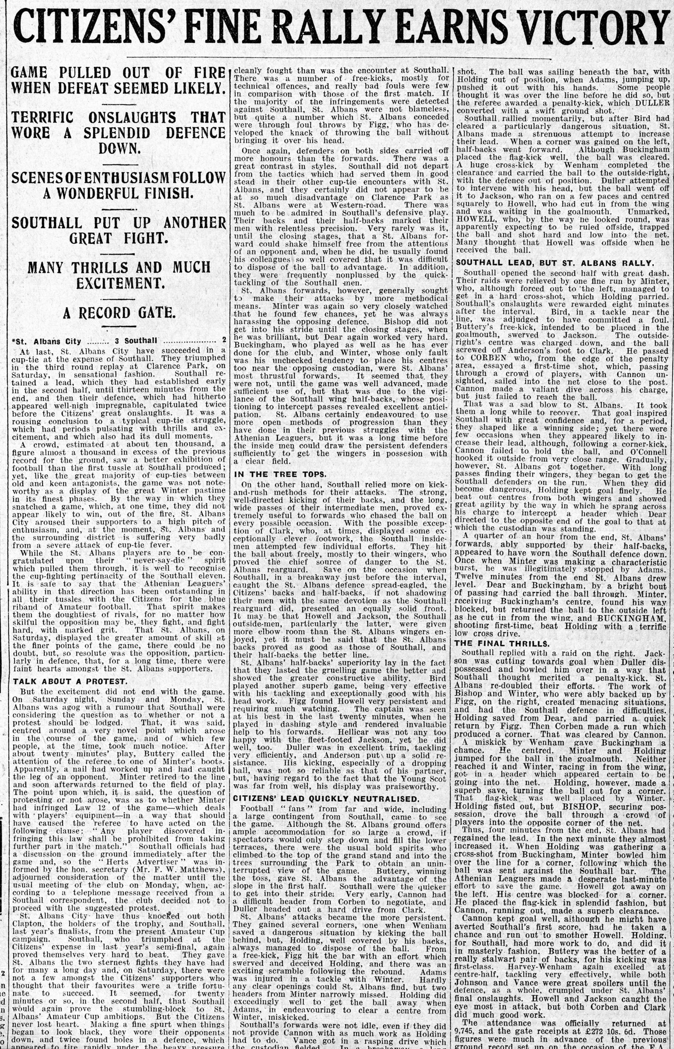 Feb 27 1927 Southall H replay report (2)