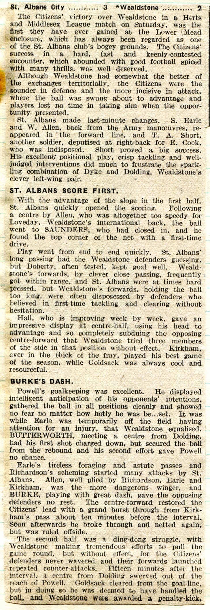 5 Wealdstone 2 3 SAC 4 Oct 1941 1