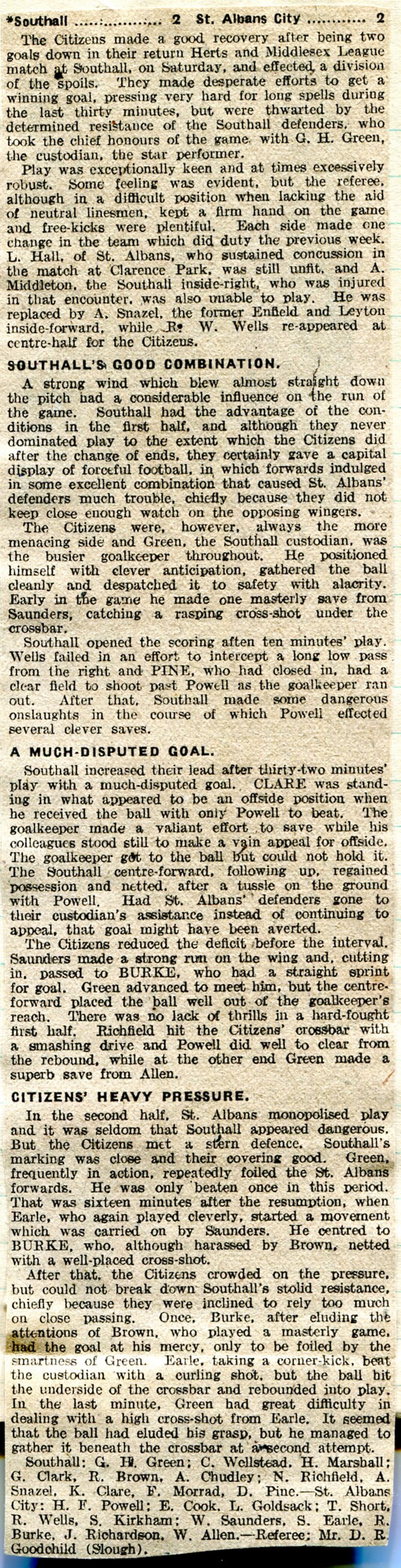 9 Southall 2 2 SAC 1 Nov 1941